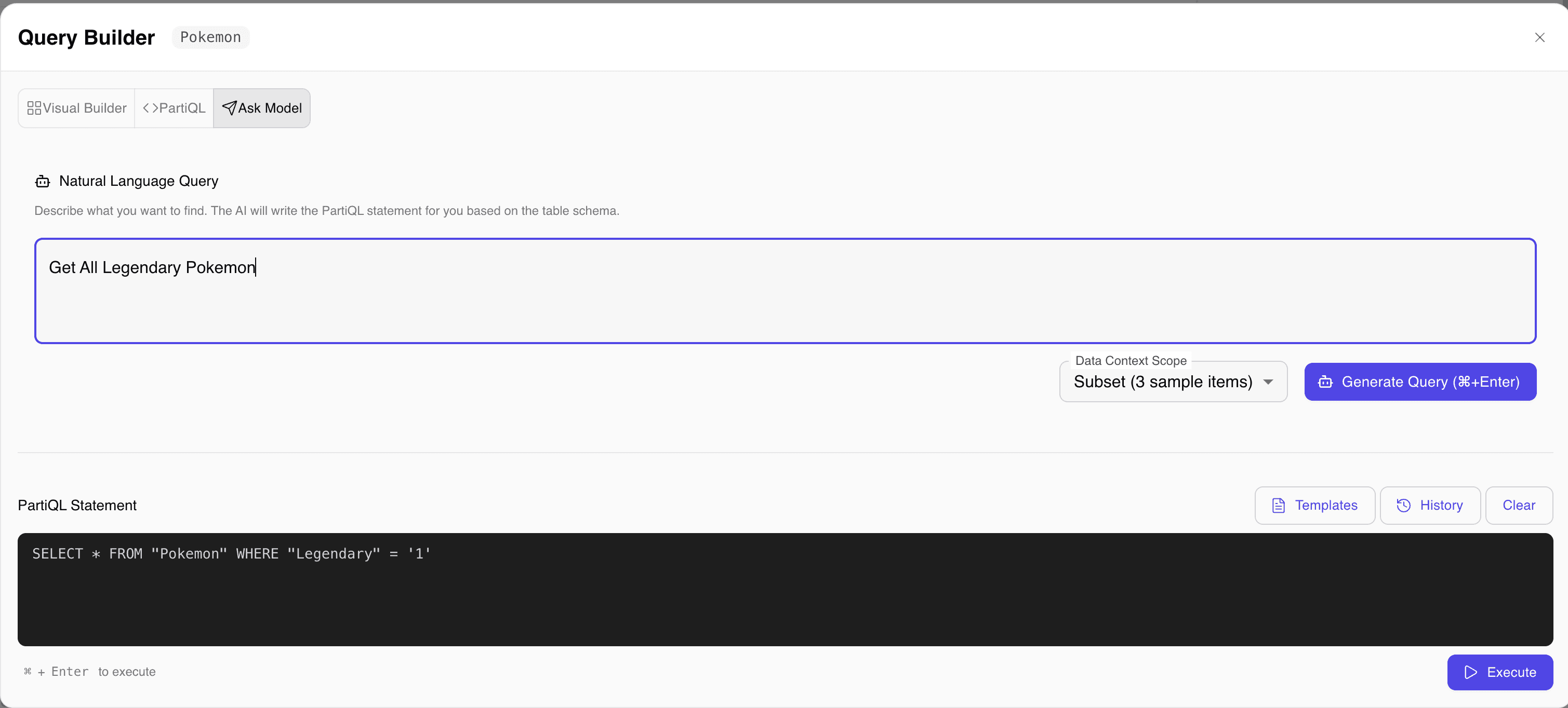 AppSync resolver editor and query editor running a live GraphQL query with response viewer and CloudWatch logs